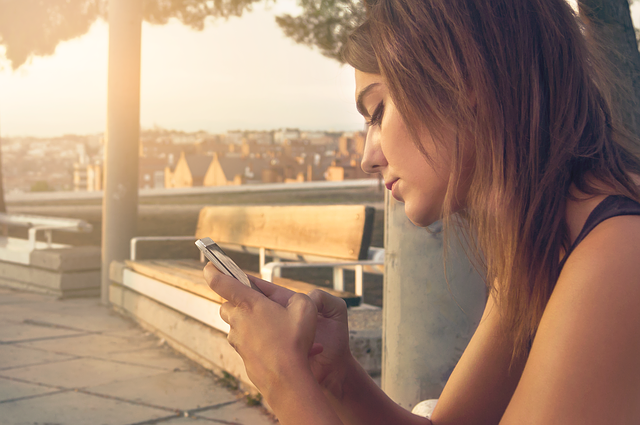 Woman with Smartphone